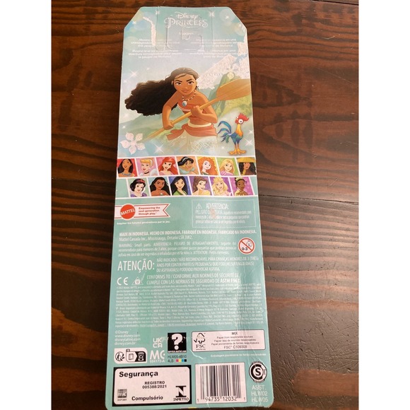 Disney Princess Moana New in Box 2022 Polynesian Film Doll Girl Mattel - Picture 4 of 8
